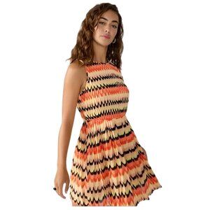 Sanctuary Multicolor Chevron Knit Dress Women's Size Large